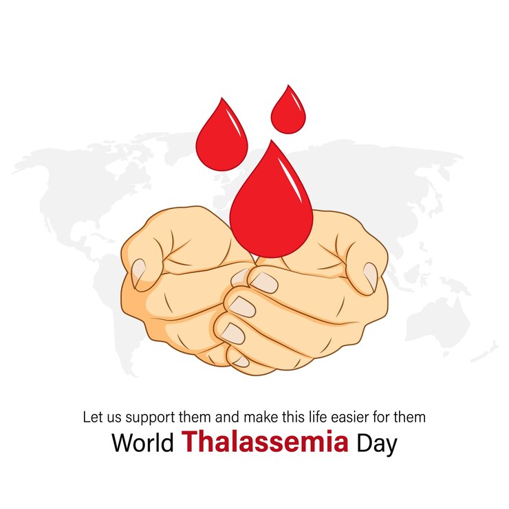 वेक्टर vector illustration for world thalassemia day