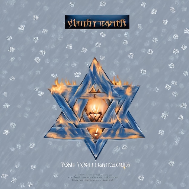 Vector illustration of yom hashoah