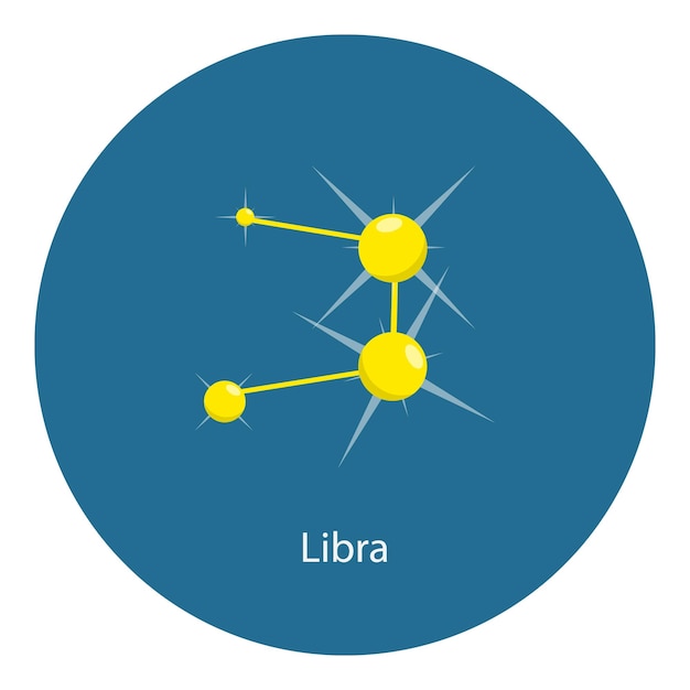 Vettore illustrazione vettoriale delle costellazioni dello zodiaco astrologia mappe stellari elemento