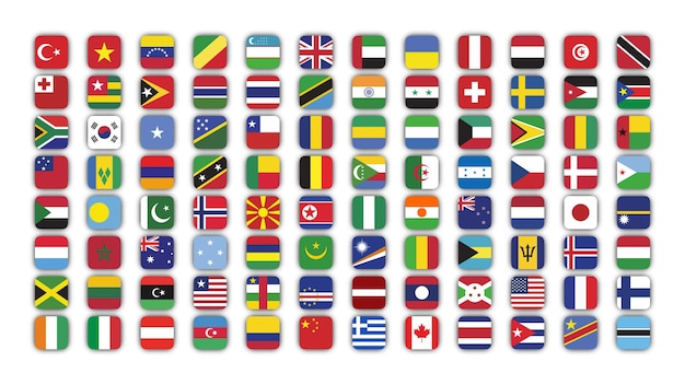 国旗のベクトルイラスト