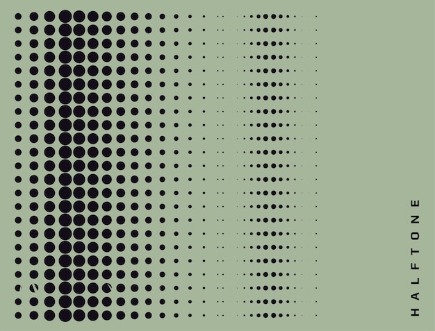 Vector Illustrations of Halftone