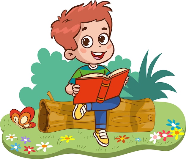 vector illustrations of kid education design