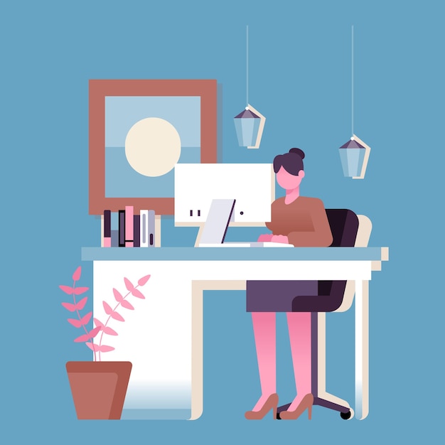 vector illustrative design for administrator involvement in the office