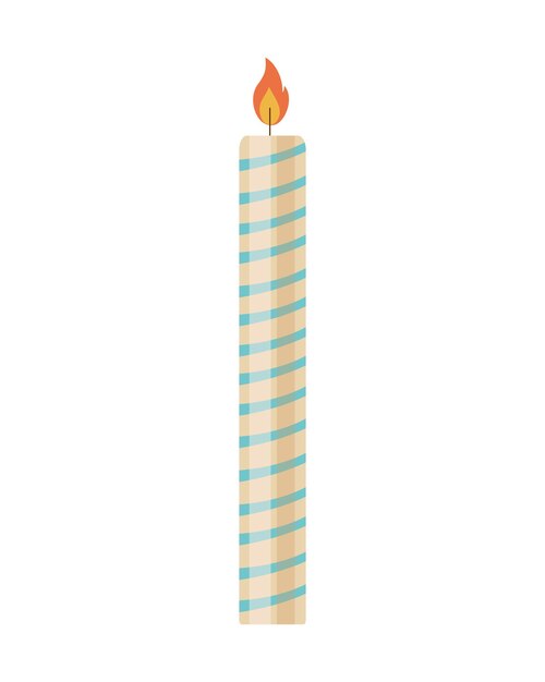 Vector vector illustrator of candle