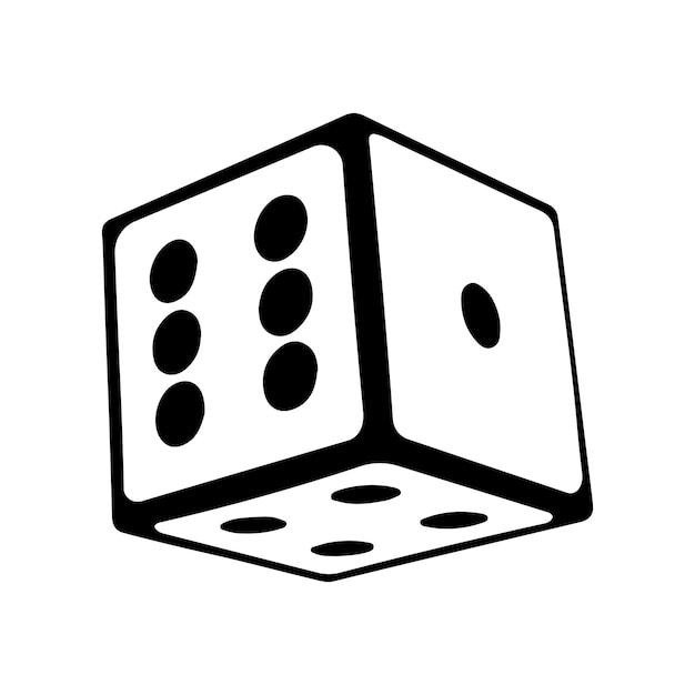 Vector illustrator of Dice