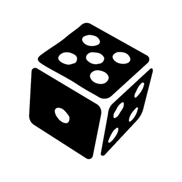 Vector illustrator of dice