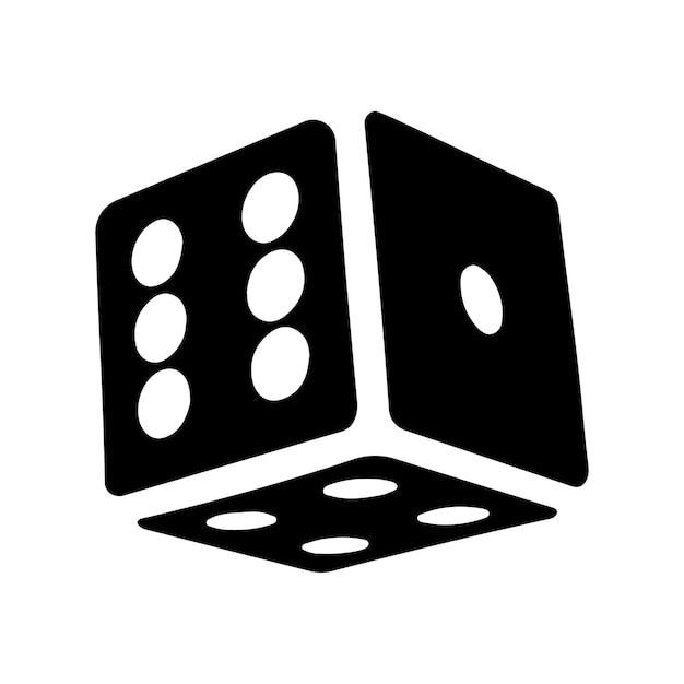 Vector illustrator van Dice