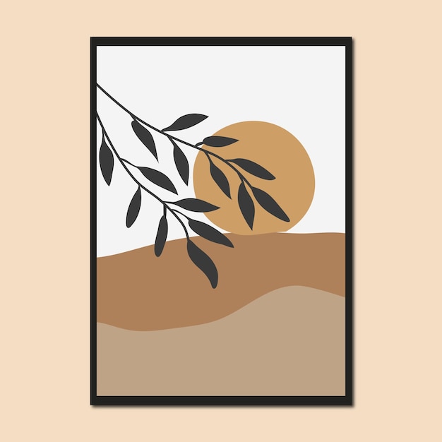 Vector Image Of Botanical Wall Art