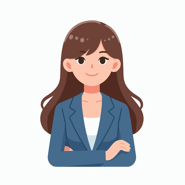 셔츠 슈트를 입은 사업가 여성의 터 이미지