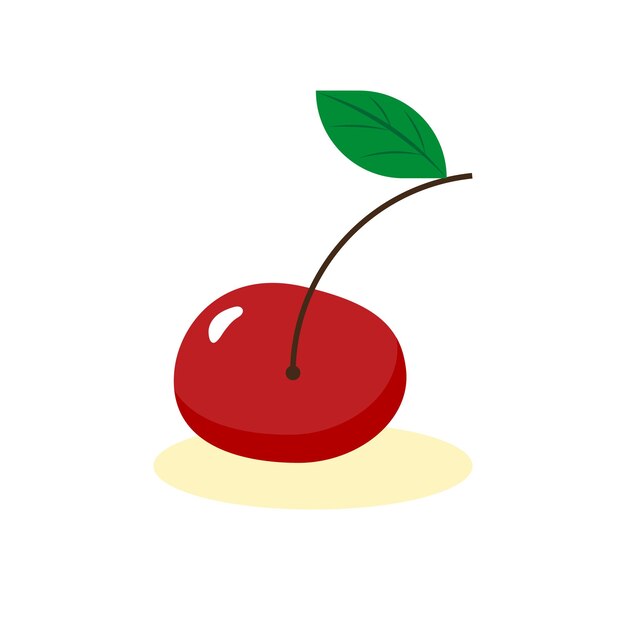 Vector image of cherry berries