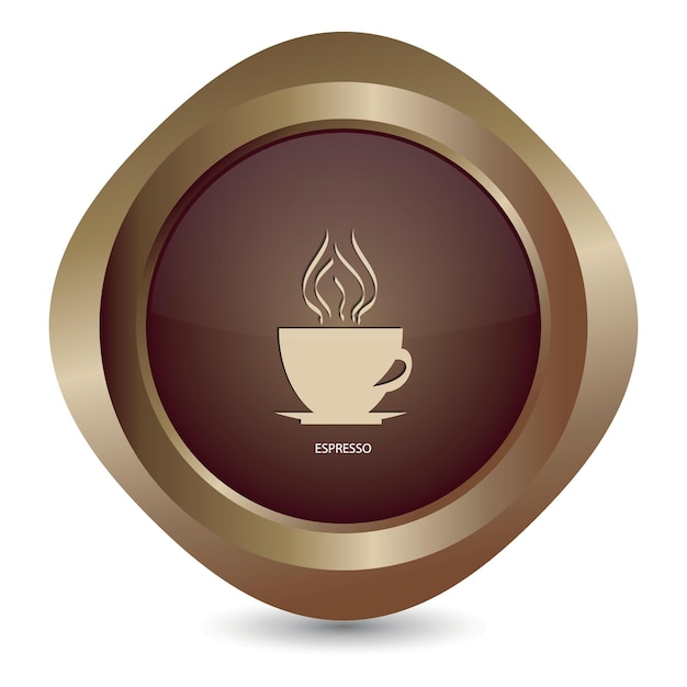 Vector Image Of A Coffee Shop Symbol Food Illustration