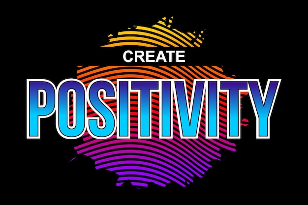 Vector image of a design containing a motivational, inspirational or slogan sentence.