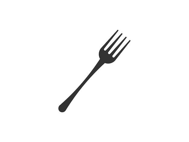 Vector vector image of a dining fork