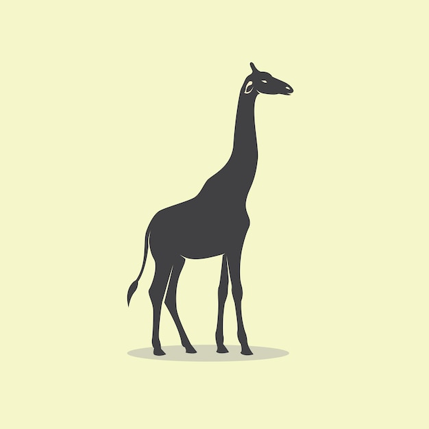 Vector image of an giraffe design