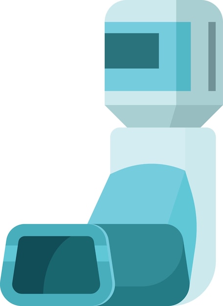 Vector vector image of an inhaler isolated on transparent background