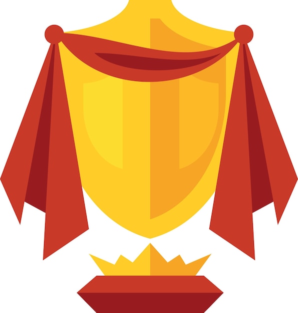 Vector Image Of King's Crown And Shield Isolated On Transparent Background