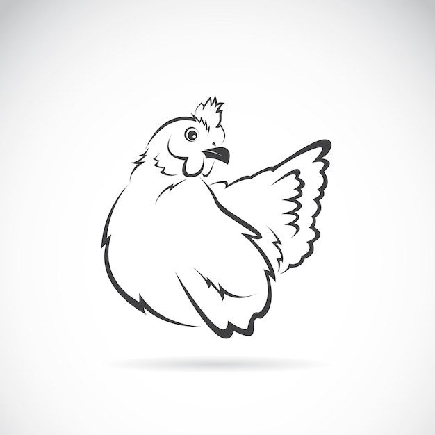 鶏のベクトル画像