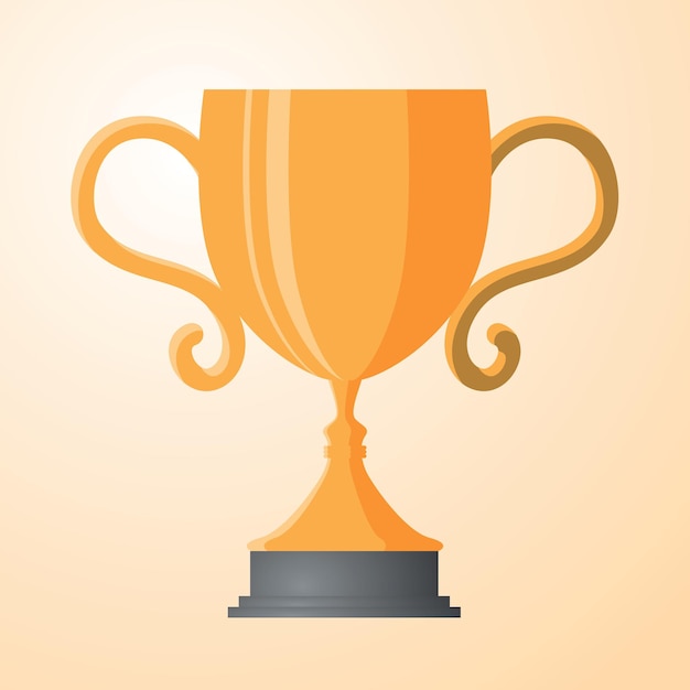 Vector Image Of A Trophy For The Winner Isolated On Transparent Background