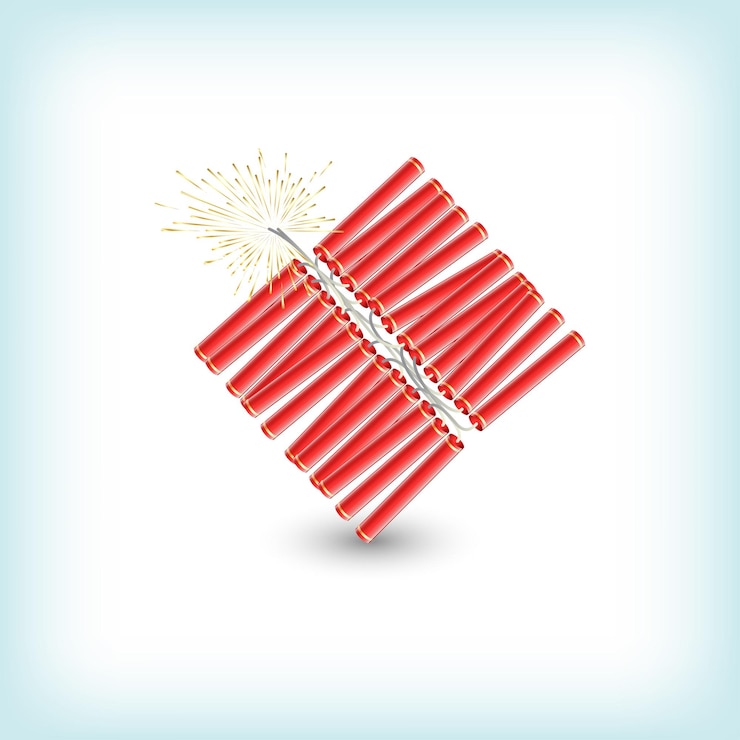Vector vector indian diwali firework festival element illustration design on light blue background 11