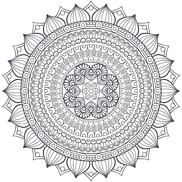 Vector indian mandala