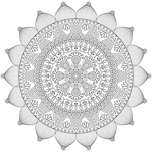 Vector indian mandala