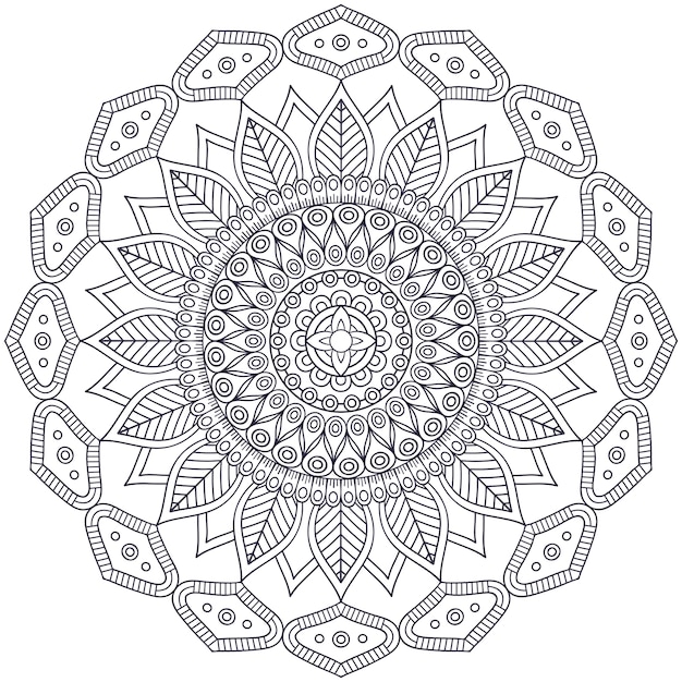 Vector indian mandala