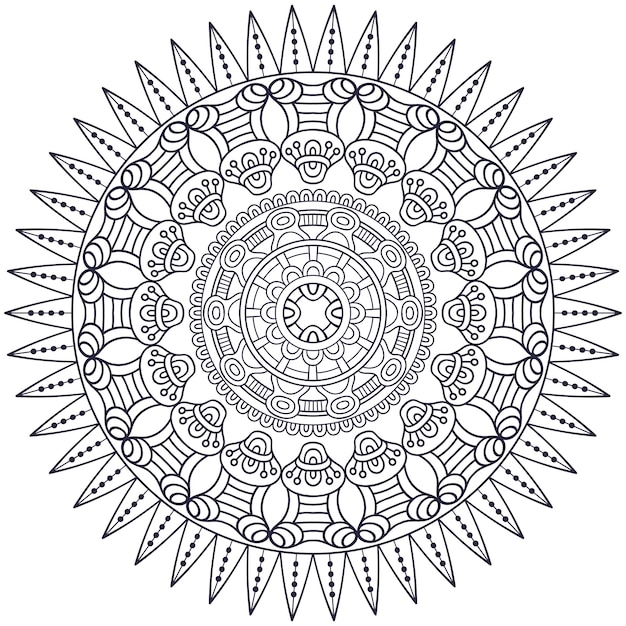 Vector indian mandala