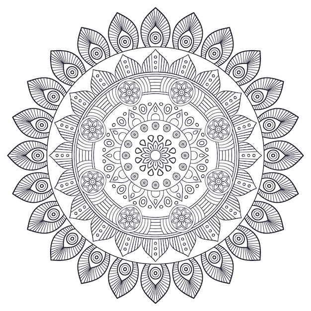 Vector indian mandala