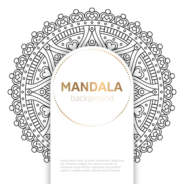 Vector indian mandala