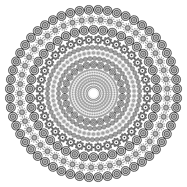 Mandala indiano di vettore