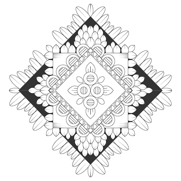 Vector indian mandala