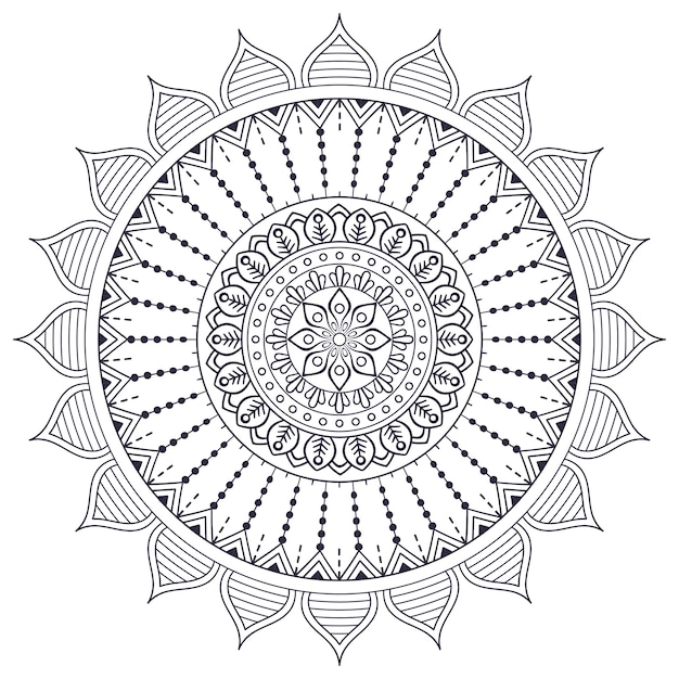 Vector indische mandala