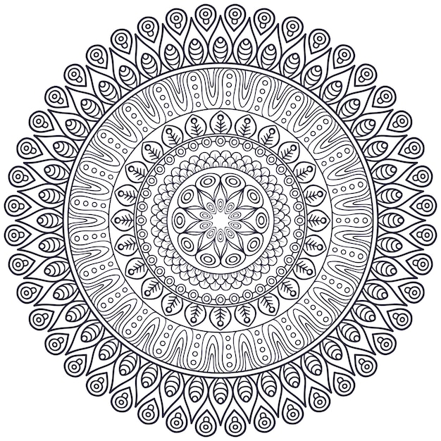 Vector indische mandala