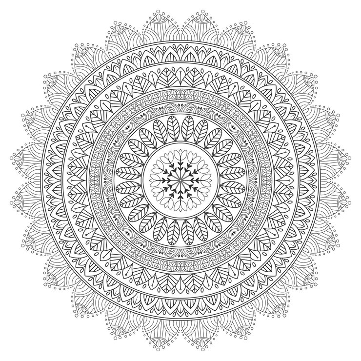 Vector Indische Mandala