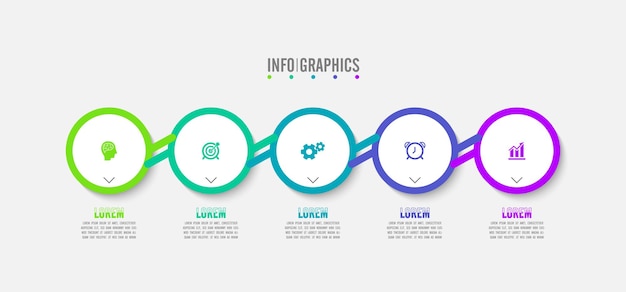 벡터 infographic 비즈니스 디자인 서식 파일