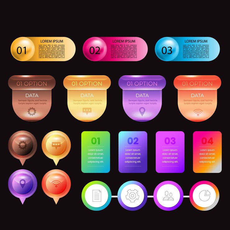 Vector vector infographic design template with 3 options or steps