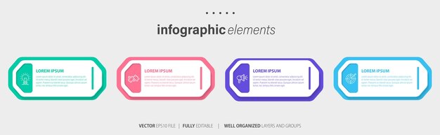 Vector vector infographic elements design