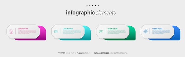 Vector vector infographic elements design