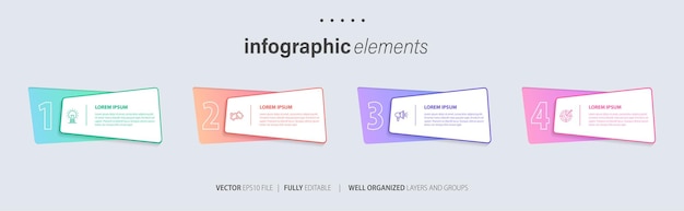 Vector infographic elements design