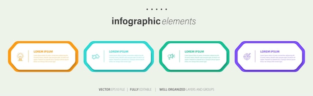 Vector infographic elements design