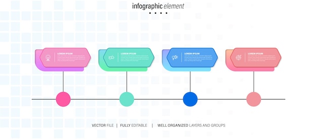 Vector infographic elements design