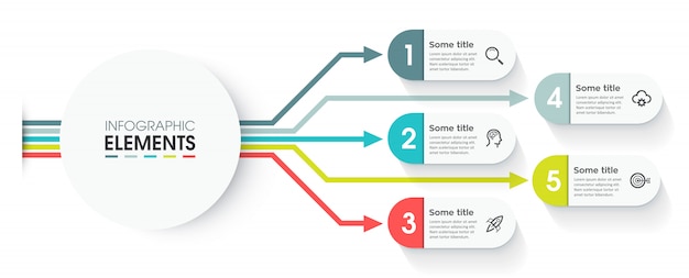 Vector infographic sjabloon