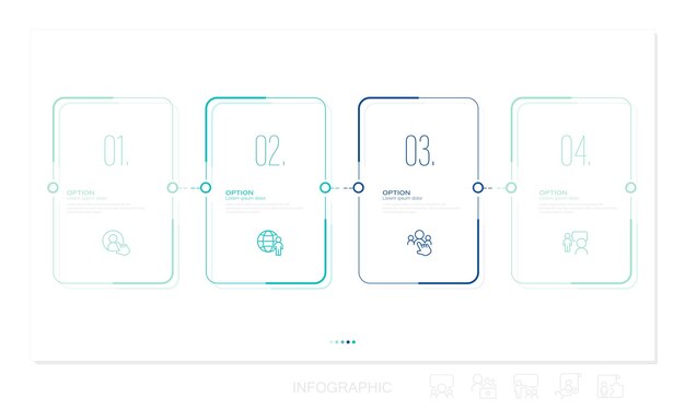 Vector infographic sjabloon