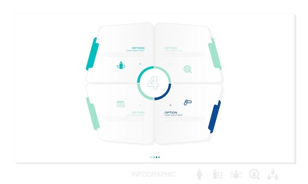 Vector infographic sjabloon