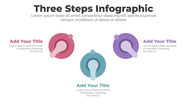 Concetto di business del modello infografico vettoriale con passaggio