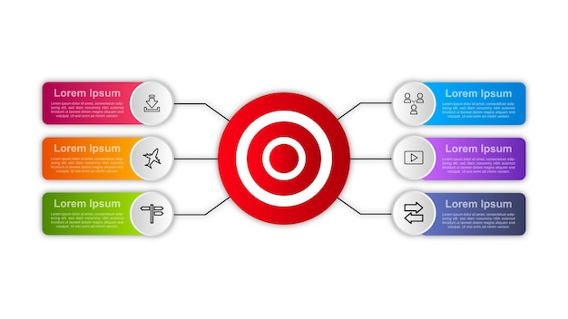 Vector infographic template for business or Presentation