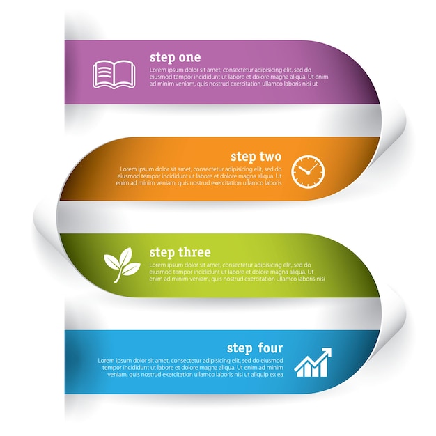 Vector infographic template.