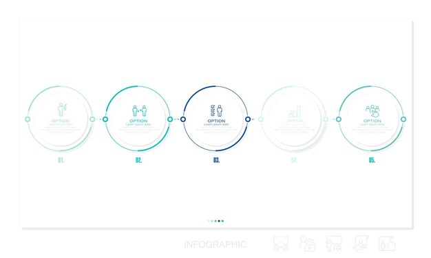 Vector infographic template