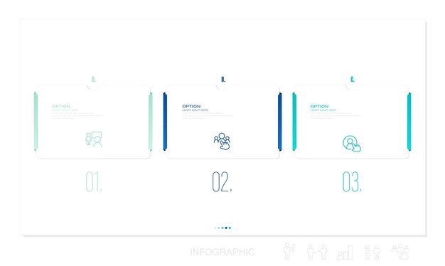 Vector vector infographic template