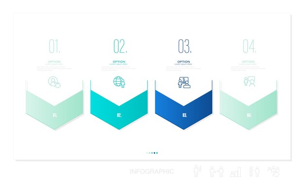 벡터 infographic 템플릿